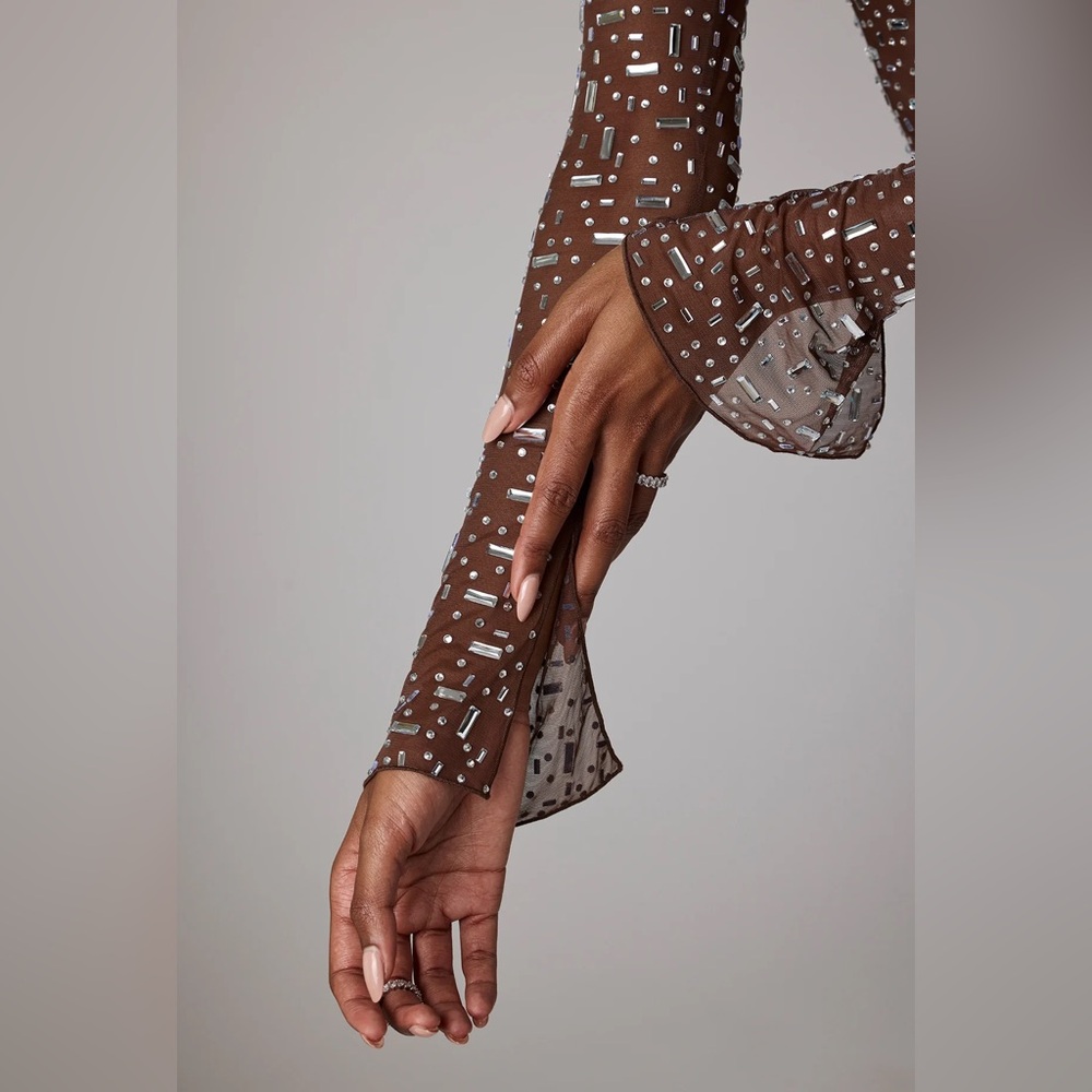 Oh Polly Isabeu Embellished Maxi Dress - Picture 3 of 3